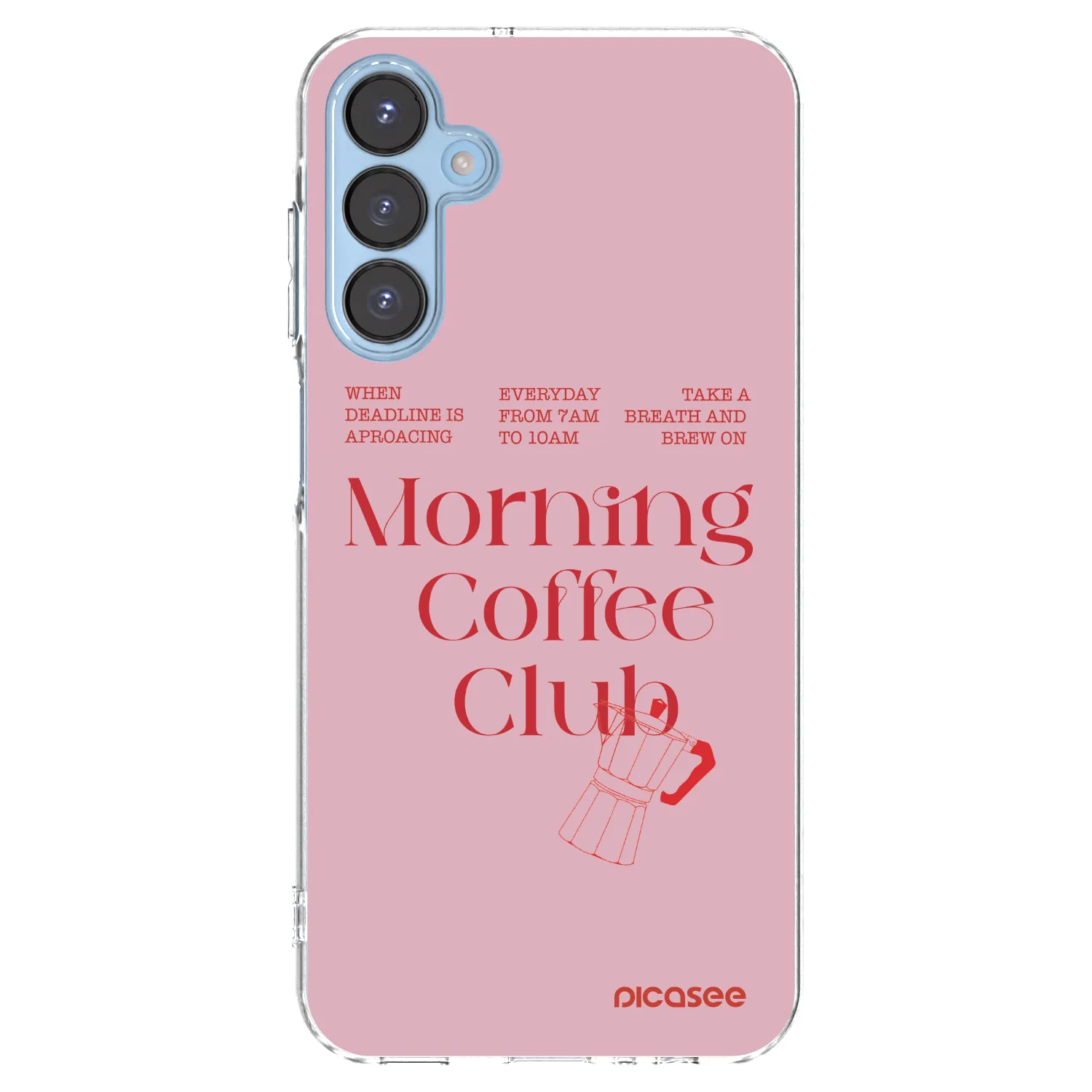 Picasee Samsung Galaxy A15 A156B 5G Hülle - Transparentes Silikon - Morning