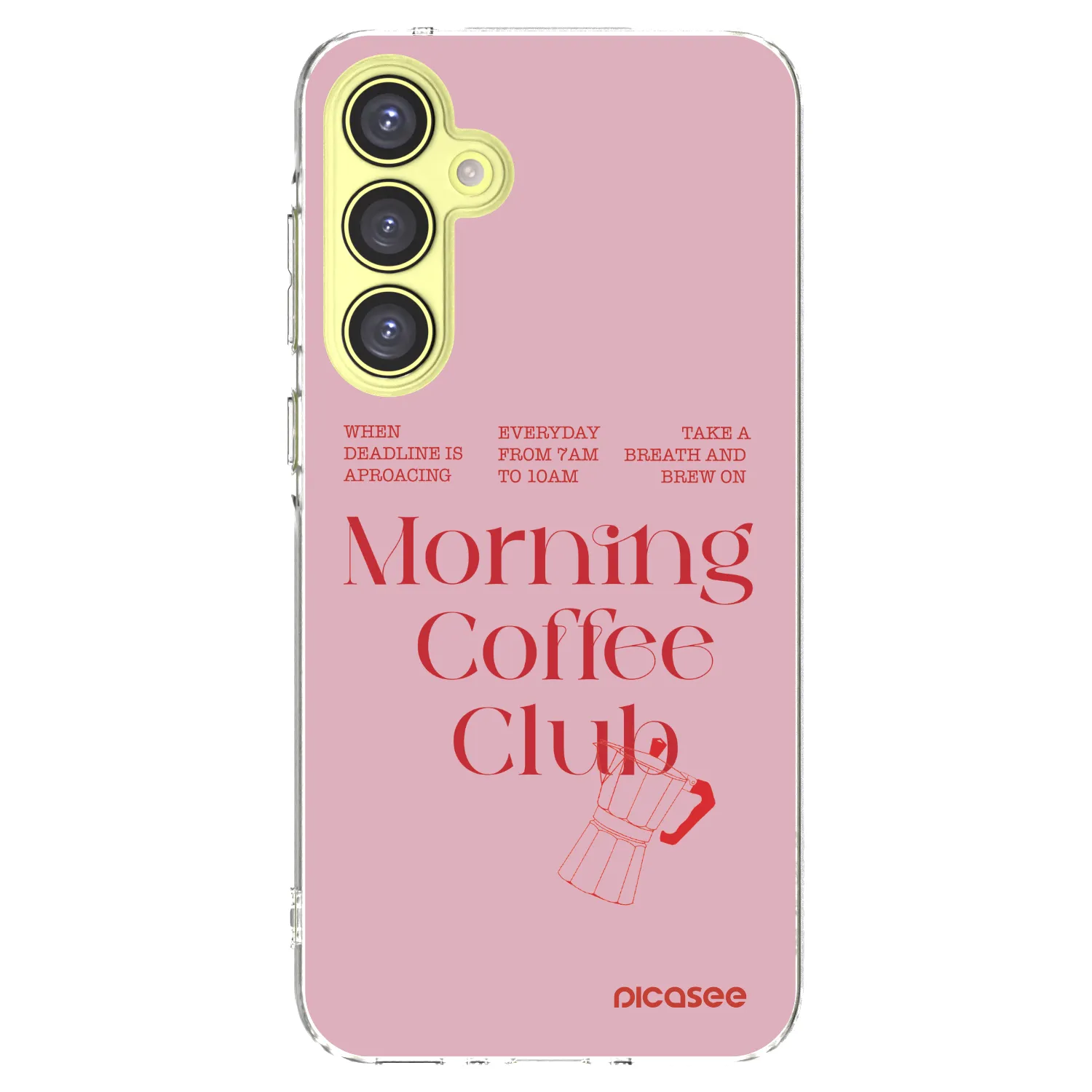 Picasee Samsung Galaxy A35 5G A356B Hülle - Transparentes Silikon - Morning