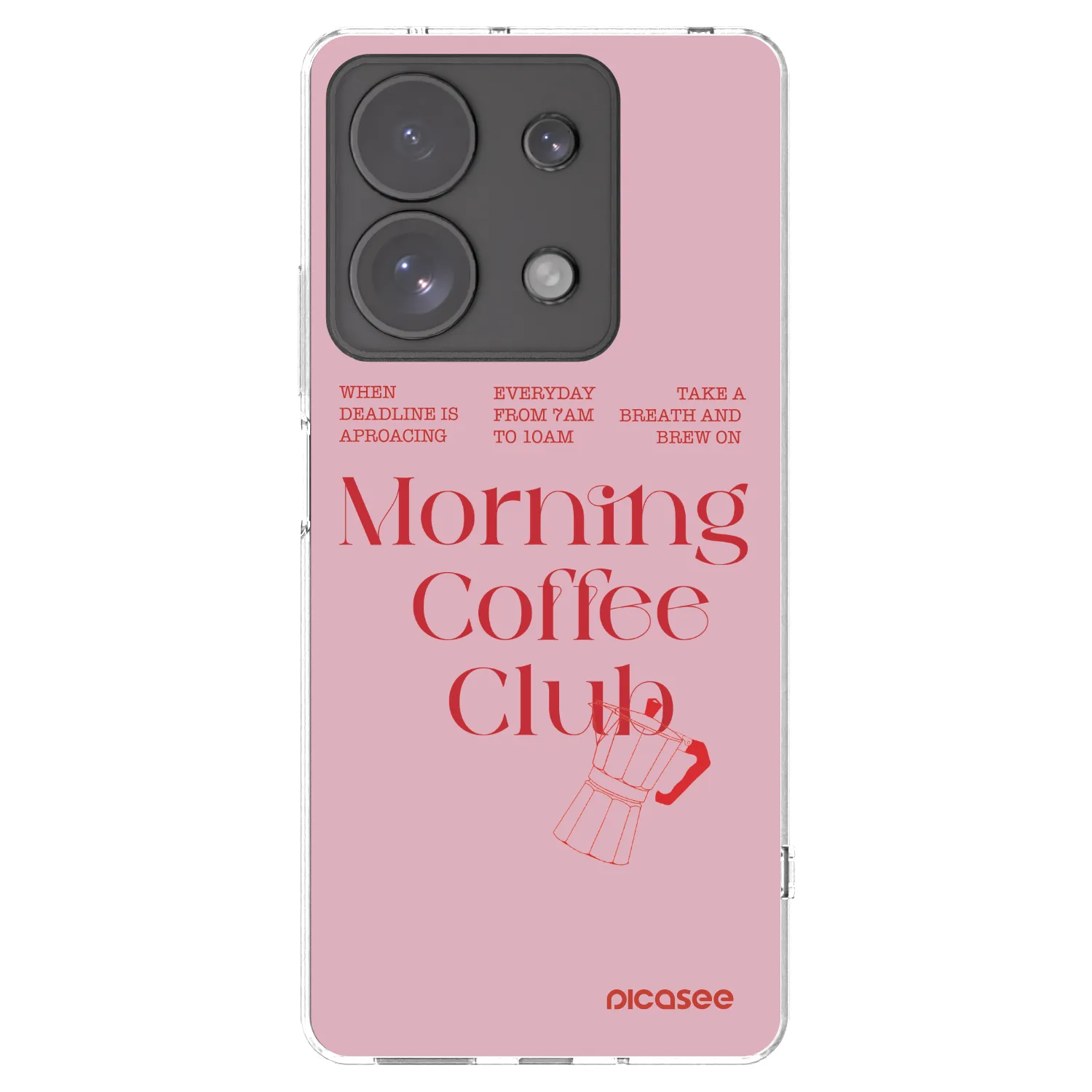 Picasee Xiaomi Redmi Note 13 Pro 4G Hülle - Transparentes Silikon - Morning