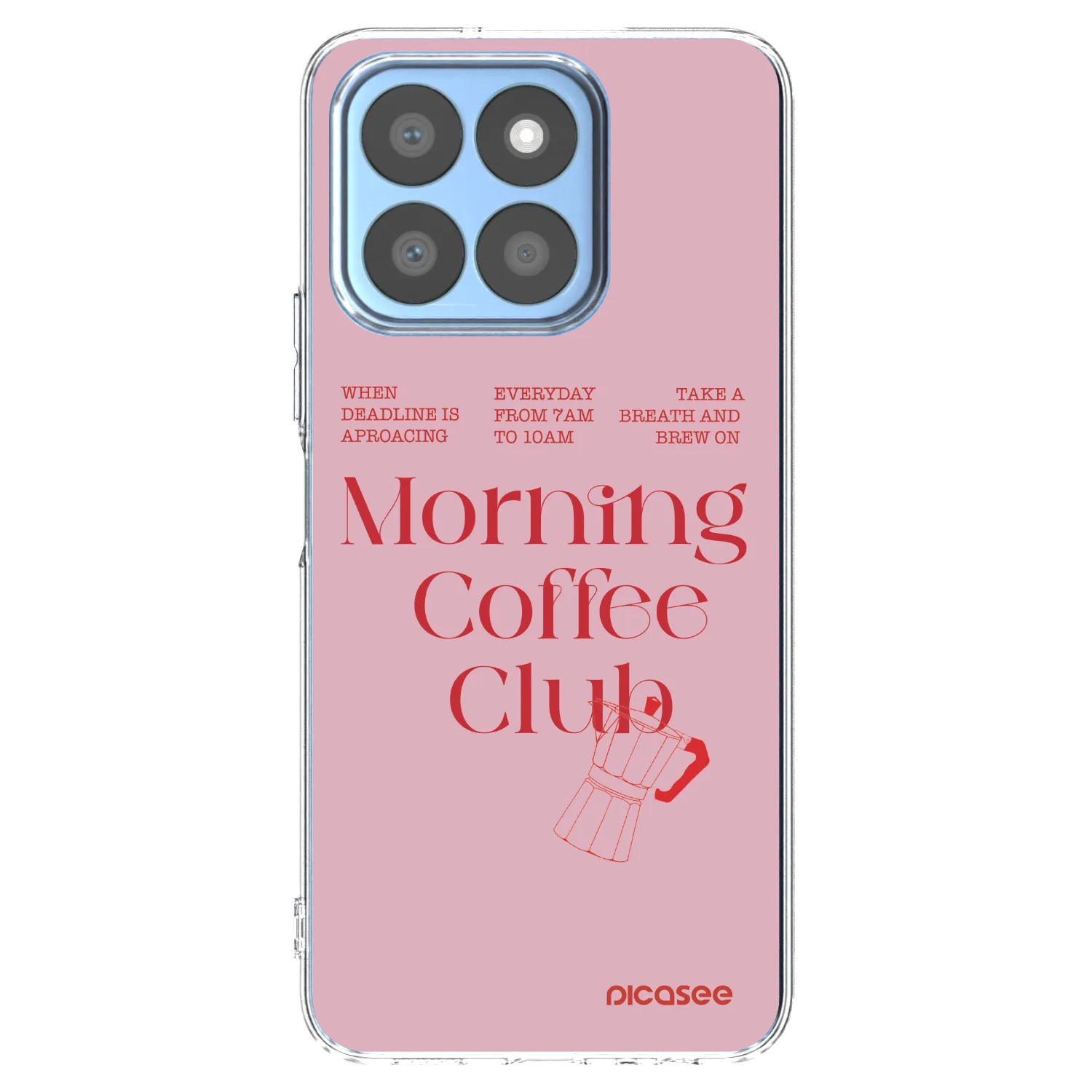 Picasee Honor X8b Hülle - Transparentes Silikon - Morning