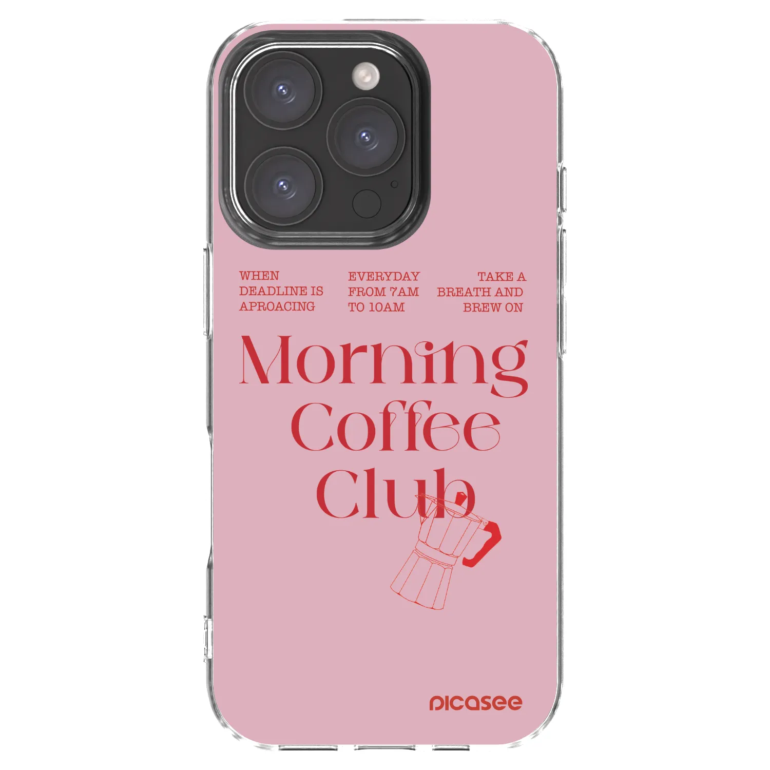 Picasee Apple iPhone 16 Pro Hülle - Transparentes Silikon - Morning
