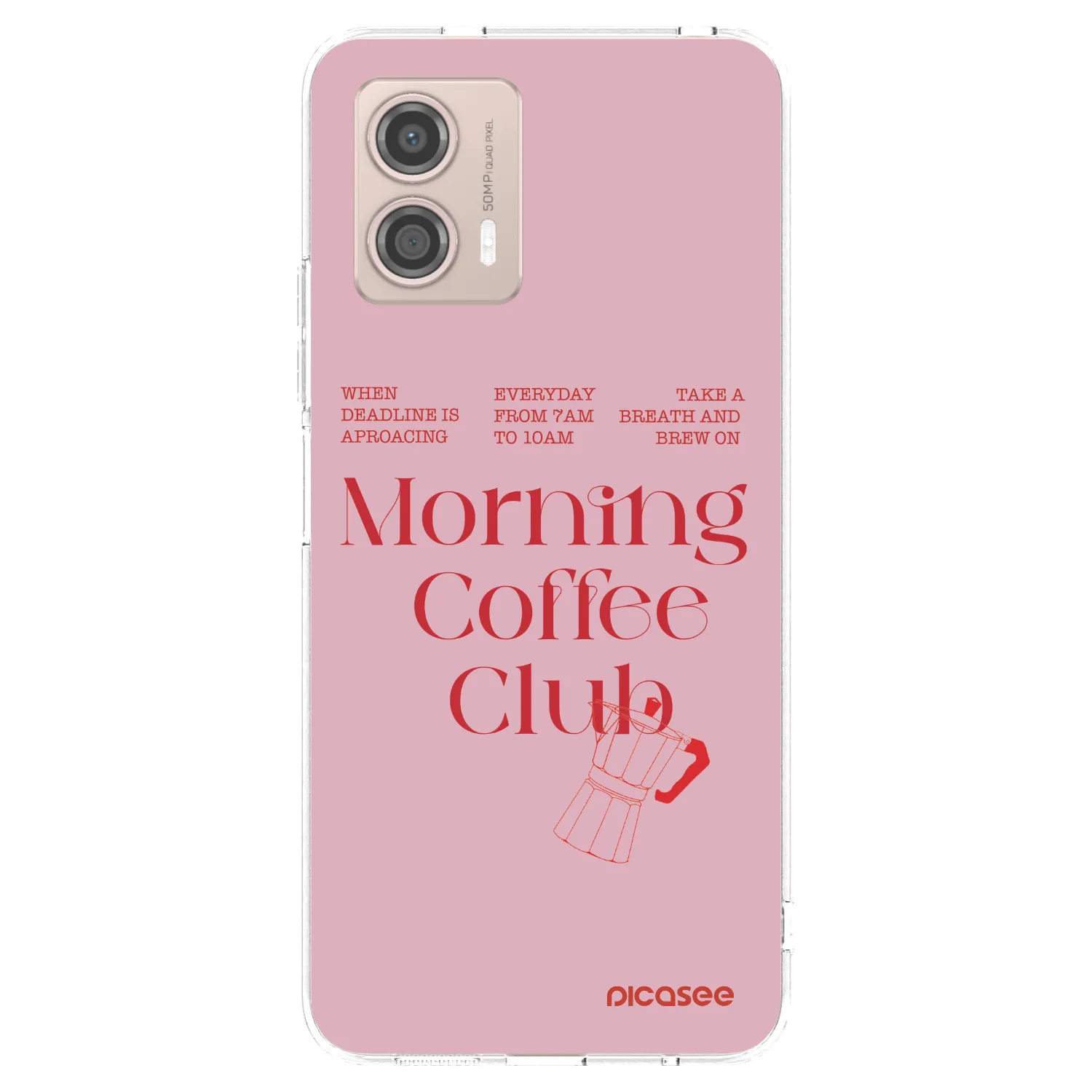 Picasee Motorola Moto G53 5G Hülle - Transparentes Silikon - Morning