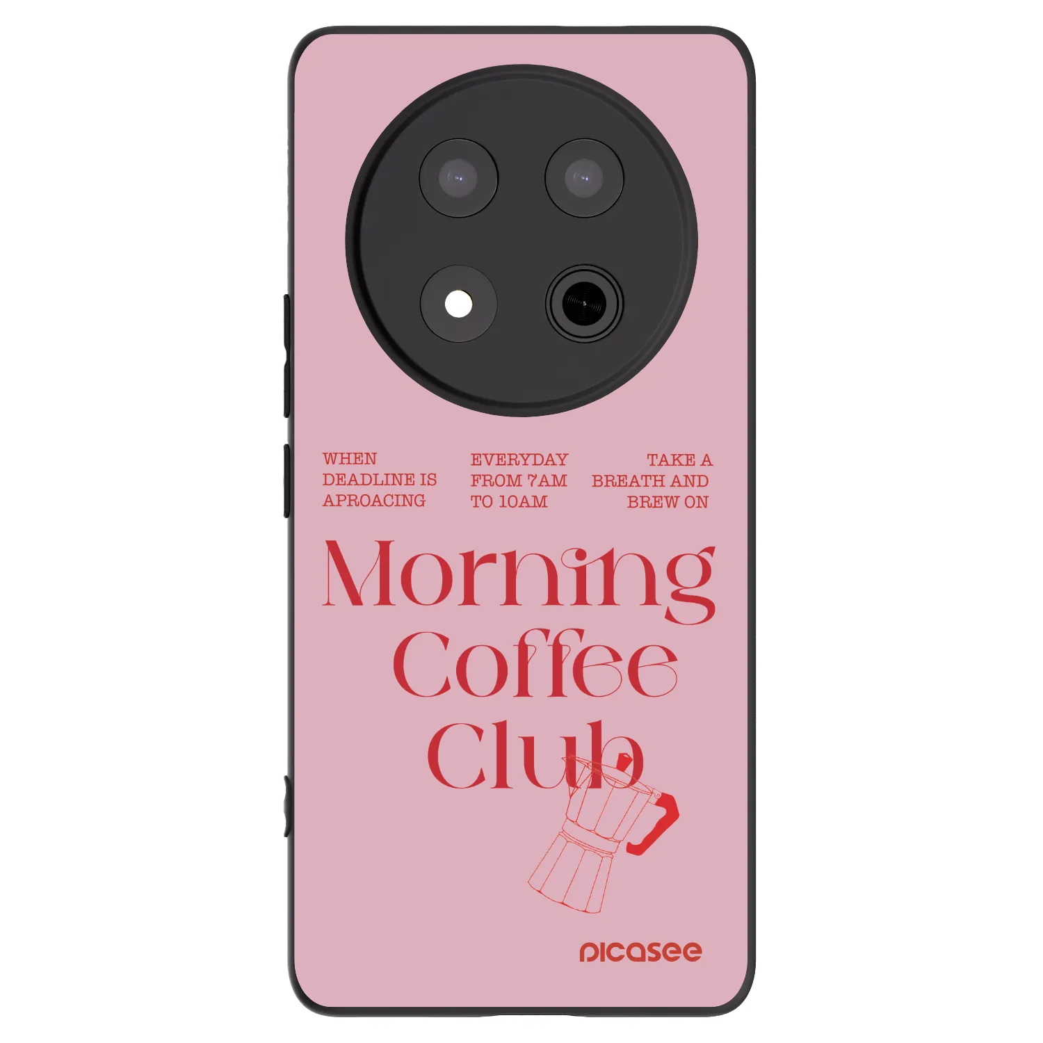 Picasee Honor Magic7 Lite 5G Hülle - Schwarzes Silikon - Morning