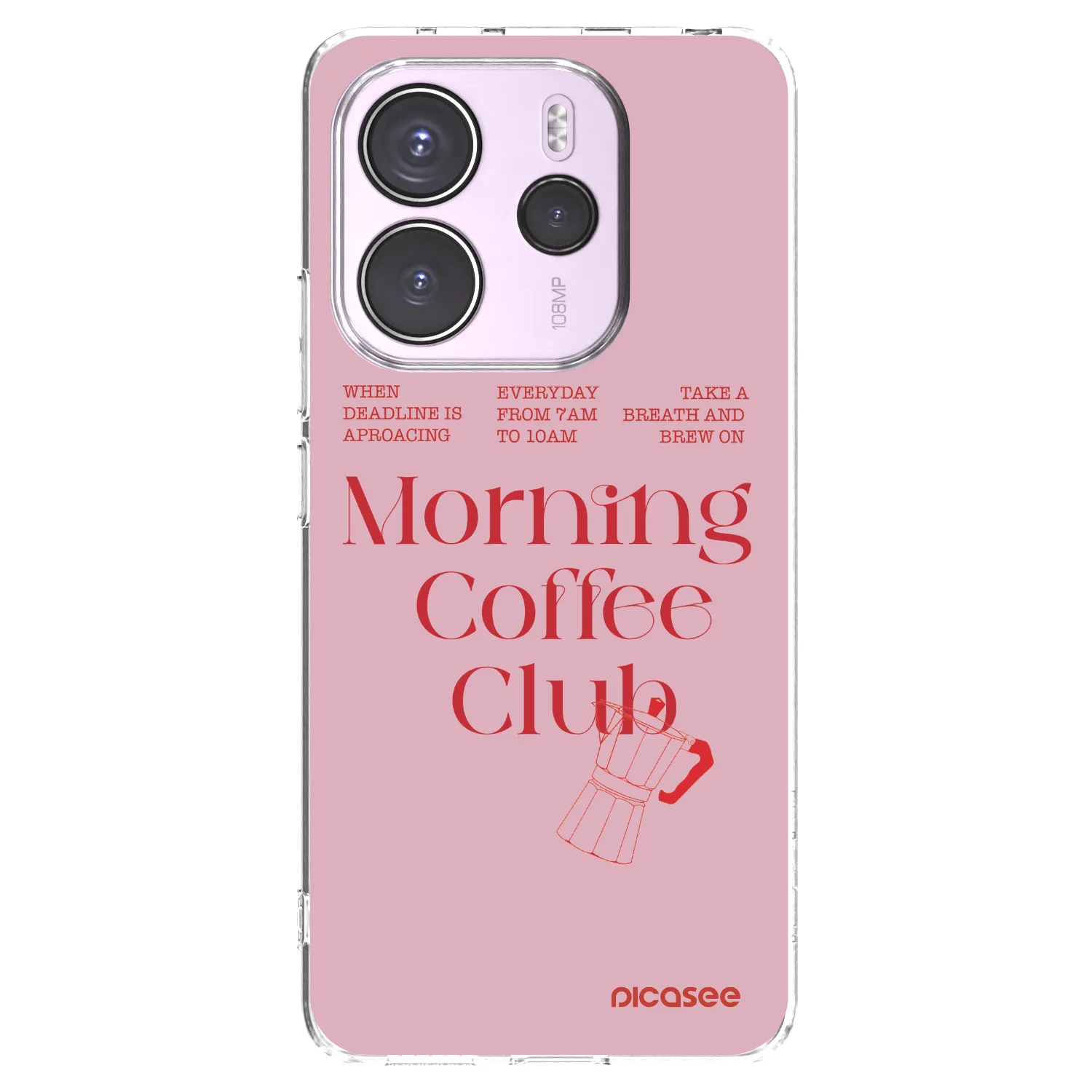 Picasee Xiaomi Redmi Note 14 4G Hülle - Transparentes Silikon - Morning