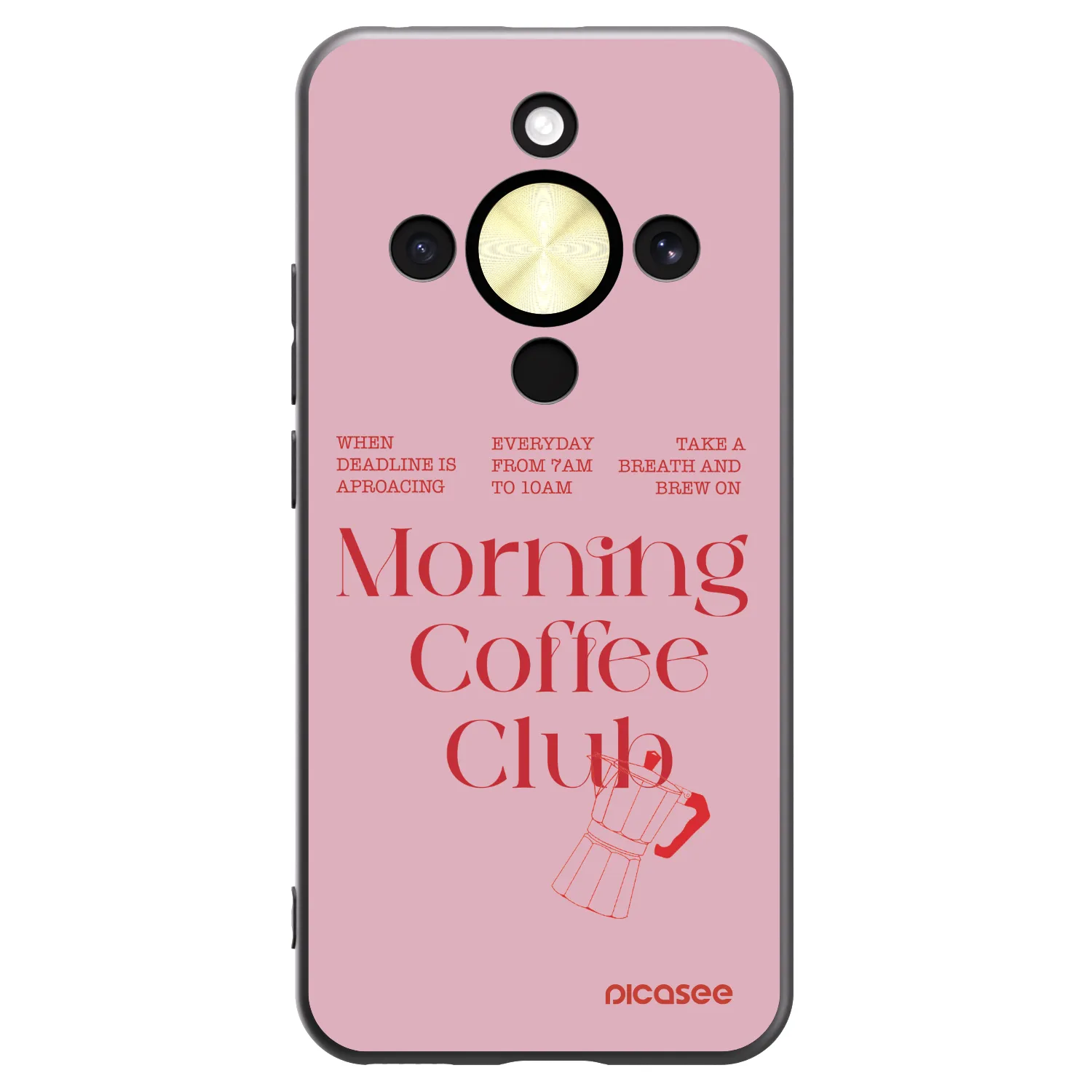Picasee Honor Magic8 Lite 5G Hülle - Schwarzes Silikon - Morning