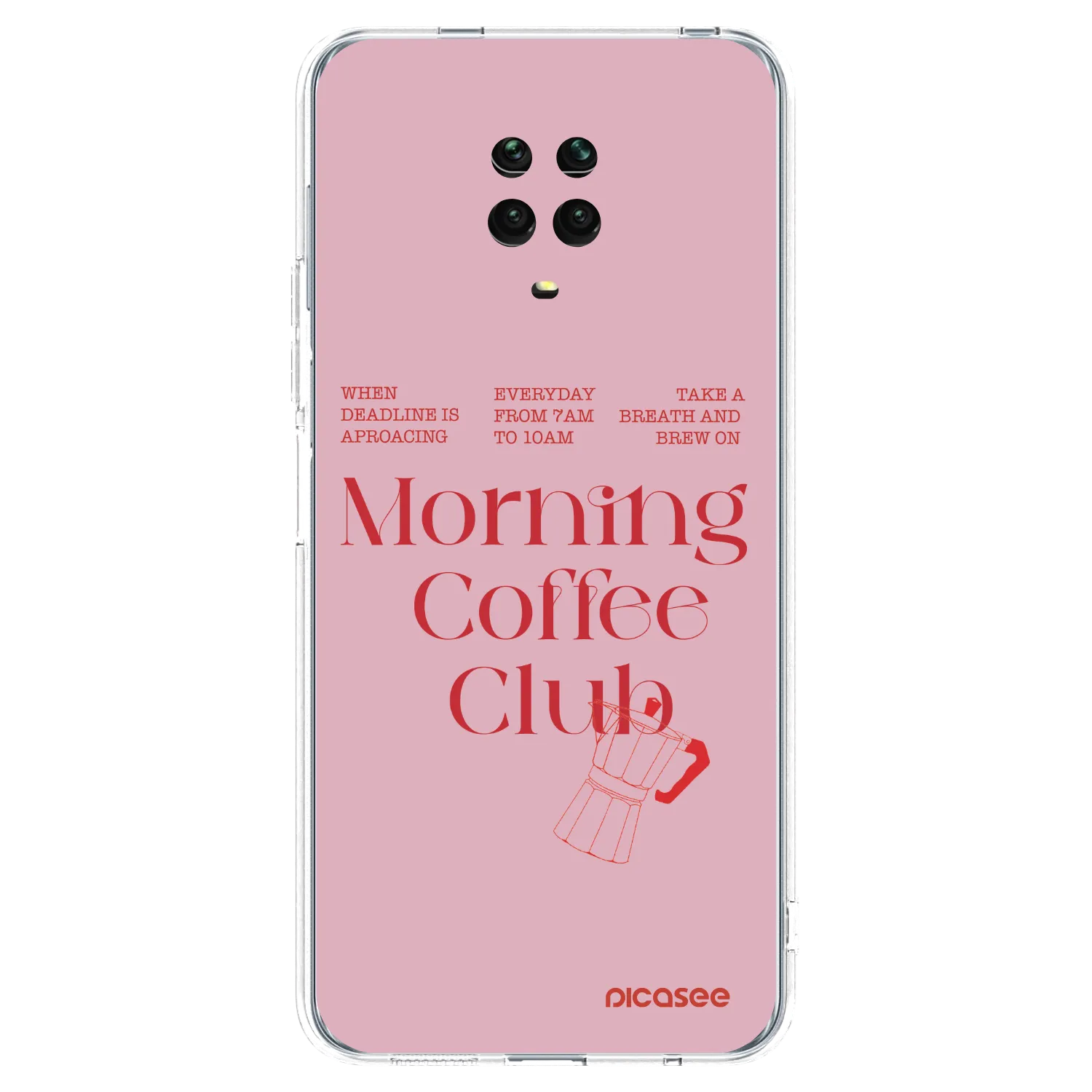 Picasee Xiaomi Redmi Note 9 Pro Hülle - Transparentes Silikon - Morning
