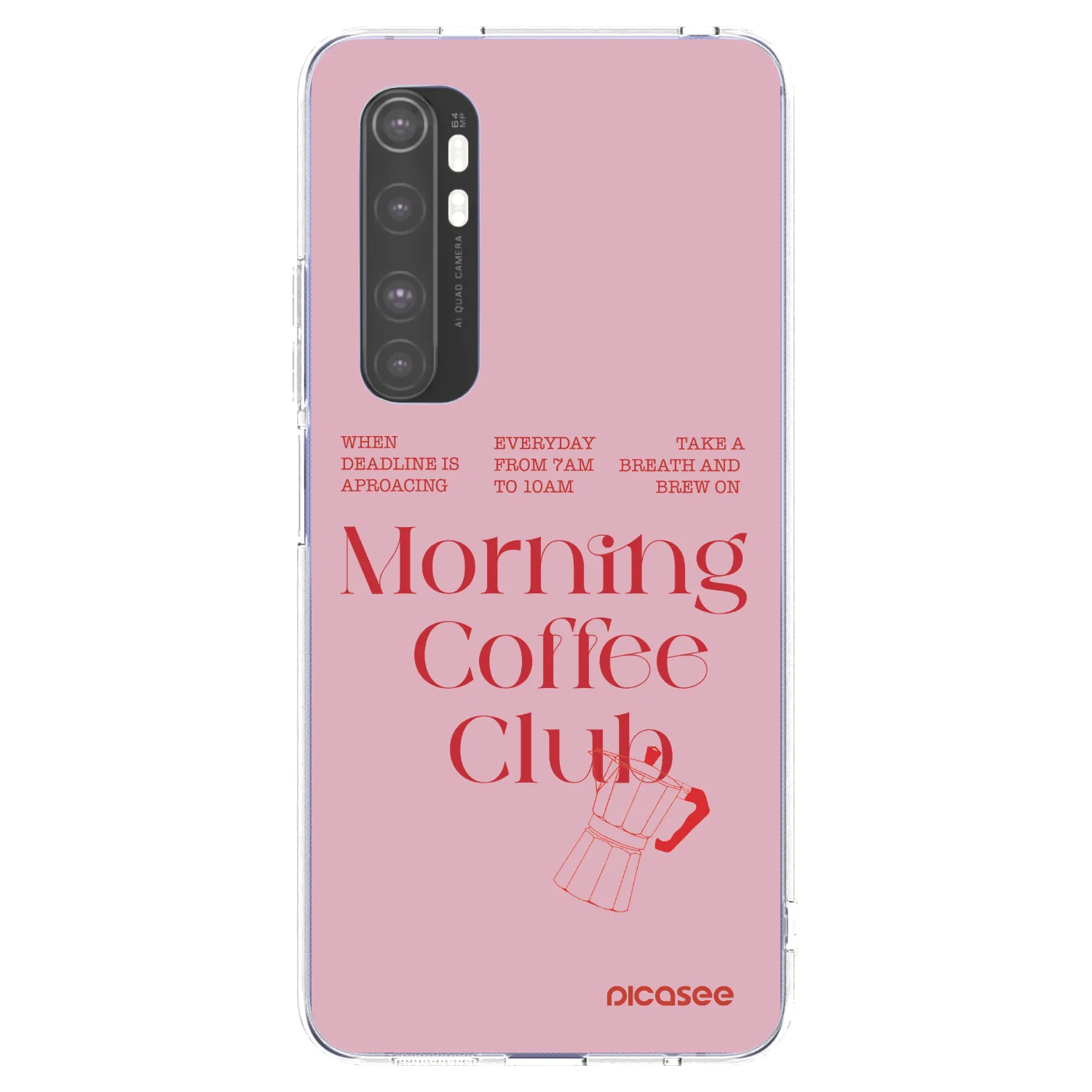 Picasee Xiaomi Mi Note 10 Lite Hülle - Transparentes Silikon - Morning