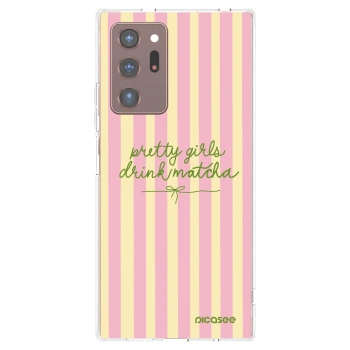 Picasee Samsung Galaxy Note 20 Ultra Hülle - Transparentes Silikon - Pretty matcha