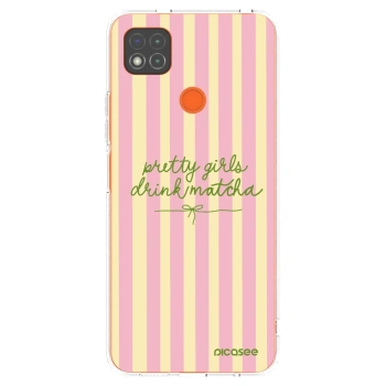 Picasee Xiaomi Redmi 9C Hülle - Transparentes Silikon - Pretty matcha