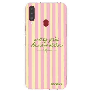 Picasee Samsung Galaxy A20s Hülle - Transparentes Silikon - Pretty matcha