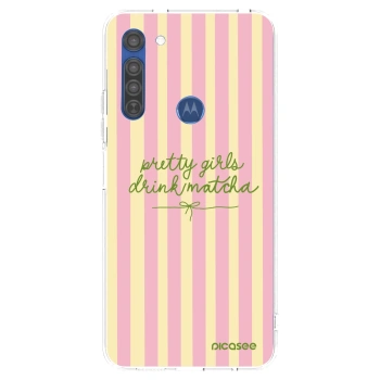 Hülle für Motorola Moto G8 - Pretty matcha