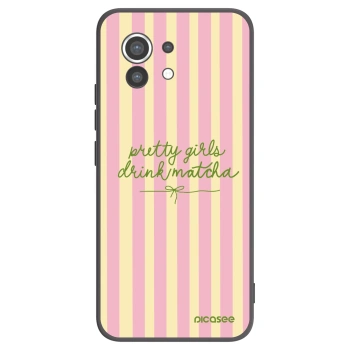 Picasee Xiaomi Mi 11 Hülle - Schwarzes Silikon - Pretty matcha