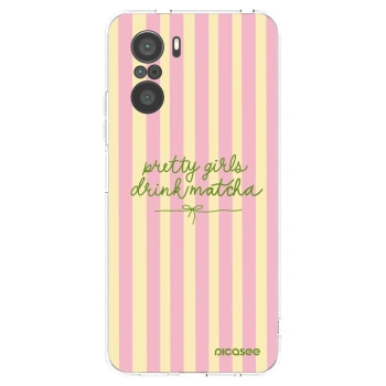 Picasee Xiaomi Poco F3 Hülle - Transparentes Silikon - Pretty matcha
