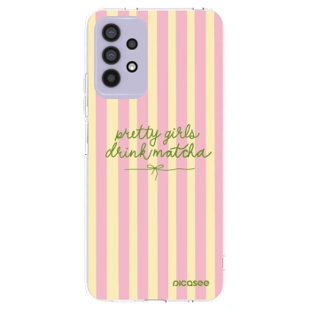 Picasee Samsung Galaxy A32 4G SM-A325F Hülle - Transparentes Silikon - Pretty matcha