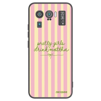 Picasee Xiaomi Mi 11 Ultra Hülle - Schwarzes Silikon - Pretty matcha