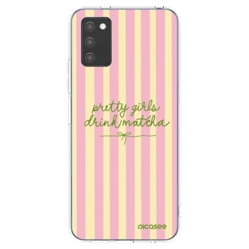 Picasee Samsung Galaxy A02s A025G Hülle - Transparentes Silikon - Pretty matcha