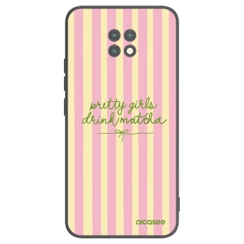 Picasee Xiaomi Redmi Note 9T Hülle - Schwarzes Silikon - Pretty matcha