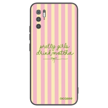 Picasee Xiaomi Poco M3 Pro 5G Hülle - Schwarzes Silikon - Pretty matcha