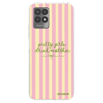 Picasee Realme 8i Hülle - Transparentes Silikon - Pretty matcha