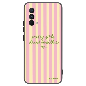 Picasee Realme GT Master Edition 5G Hülle - Schwarzes Silikon - Pretty matcha