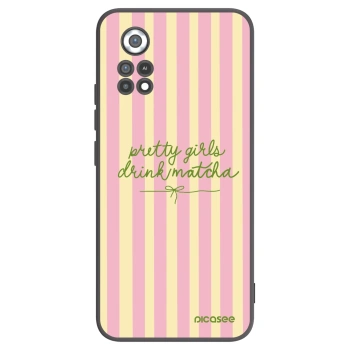 Picasee Xiaomi Poco X4 Pro 5G Hülle - Schwarzes Silikon - Pretty matcha
