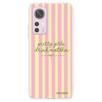 Picasee Xiaomi 12 Hülle - Transparentes Silikon - Pretty matcha
