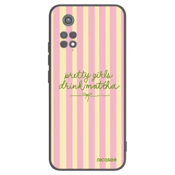 Picasee Xiaomi Redmi Note 11S 5G Hülle - Schwarzes Silikon - Pretty matcha