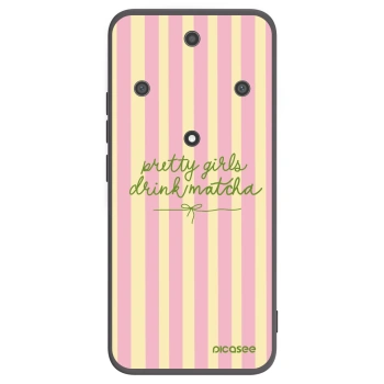 Picasee Honor Magic5 Lite 5G Hülle - Schwarzes Silikon - Pretty matcha