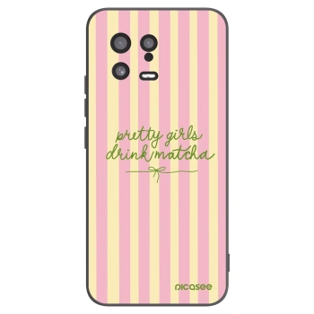 Picasee Xiaomi 13 Hülle - Schwarzes Silikon - Pretty matcha