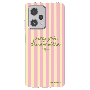 Picasee Xiaomi Redmi Note 12 Pro+ 5G Hülle - Transparentes Silikon - Pretty matcha