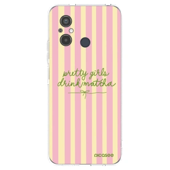 Picasee Xiaomi Redmi 12C Hülle - Transparentes Silikon - Pretty matcha