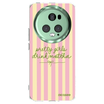 Picasee Honor Magic5 Pro Hülle - Transparentes Silikon - Pretty matcha