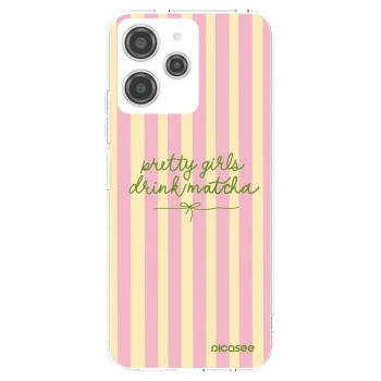 Picasee Xiaomi Redmi 12 4G Hülle - Transparentes Silikon - Pretty matcha
