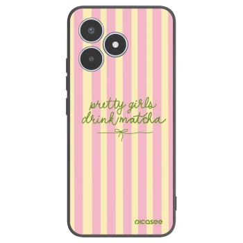 Picasee Realme C53 Hülle - Schwarzes Silikon - Pretty matcha
