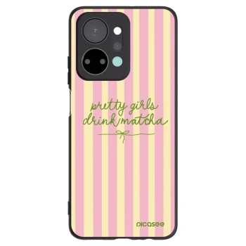 Picasee Honor X7a Hülle - Schwarzes Silikon - Pretty matcha