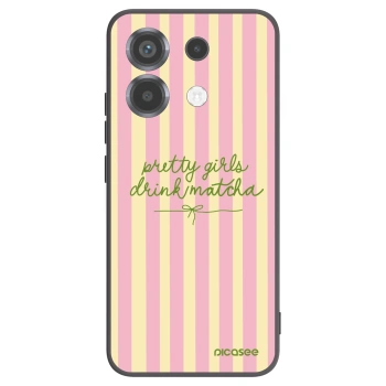 Picasee Xiaomi Poco X6 Hülle - Schwarzes Silikon - Pretty matcha