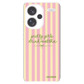 Picasee Xiaomi Redmi Note 13 Pro+ 5G Hülle - Transparentes Silikon - Pretty matcha