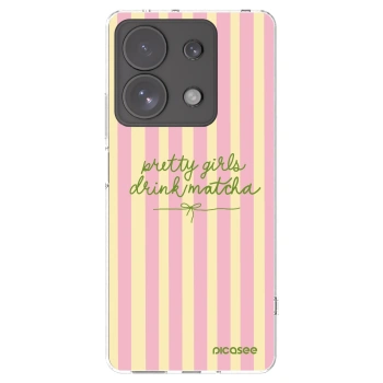 Picasee Xiaomi Redmi Note 13 Pro 4G Hülle - Transparentes Silikon - Pretty matcha