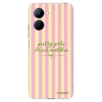 Picasee Realme C33 (2023) Hülle - Transparentes Silikon - Pretty matcha