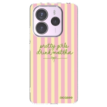 Picasee Xiaomi Redmi Note 14 5G Hülle - Transparentes Silikon - Pretty matcha