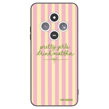 Picasee Xiaomi Redmi 14C Hülle - Schwarzes Silikon - Pretty matcha