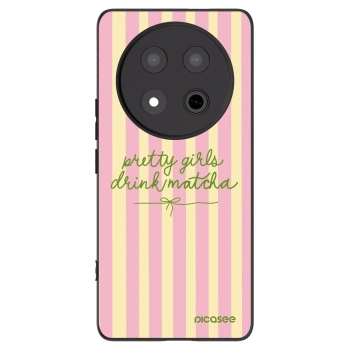 Picasee Honor Magic7 Lite 5G Hülle - Schwarzes Silikon - Pretty matcha