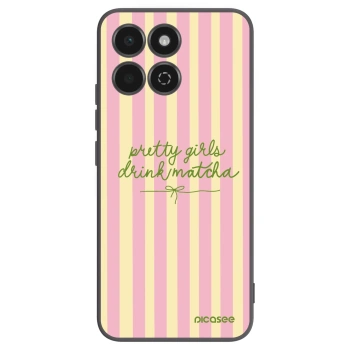 Picasee Honor 200 Smart 5G Hülle - Schwarzes Silikon - Pretty matcha