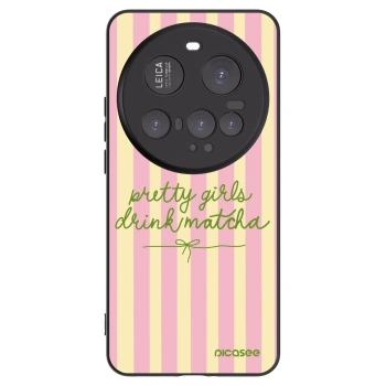 Picasee Xiaomi 15 Ultra Hülle - Schwarzes Silikon - Pretty matcha
