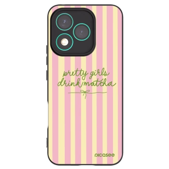 Picasee Honor 400 Lite 5G Hülle - Schwarzes Silikon - Pretty matcha