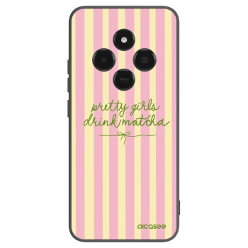 Picasee Xiaomi Poco C75 Hülle - Schwarzes Silikon - Pretty matcha