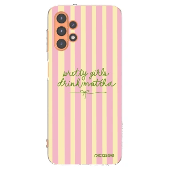 Picasee Samsung Galaxy A13 5G Hülle - Transparentes Silikon - Pretty matcha