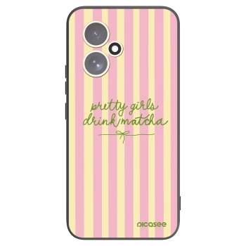 Picasee Honor 400 5G Hülle - Schwarzes Silikon - Pretty matcha