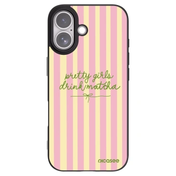 Picasee Apple iPhone 17 Hülle - Schwarzes Silikon - Pretty matcha