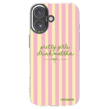 Picasee Apple iPhone 17 Hülle - Transparentes Silikon - Pretty matcha